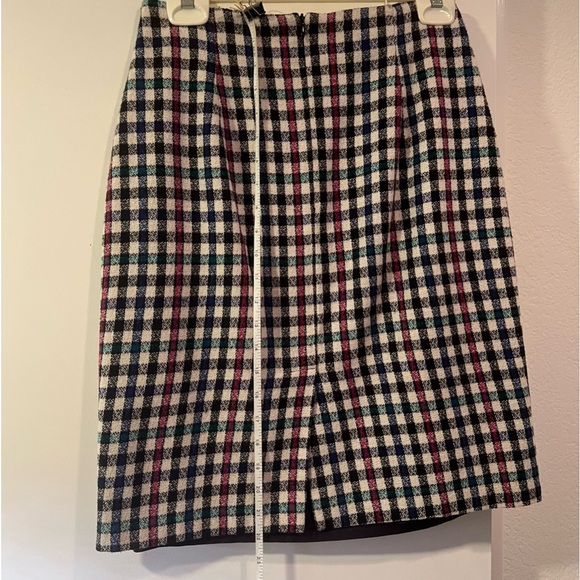 Petite Network - size 6 - Beautiful Colorful Plaid Skirt - Picture 5 of 8